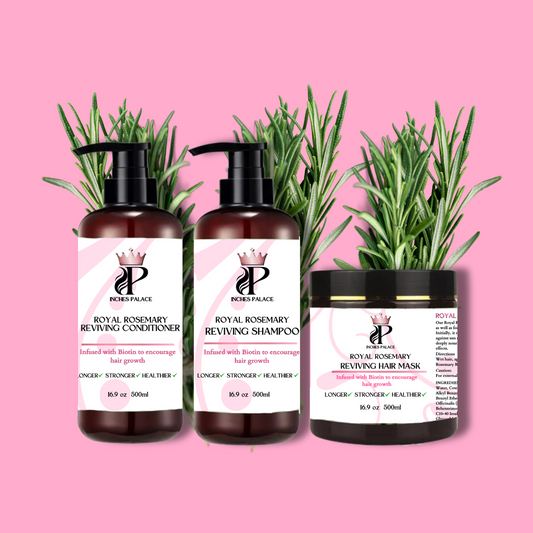 Royal Rosemary Reviving Wash Day Bundle | Great for Hair Growth and Low Porosity Hair